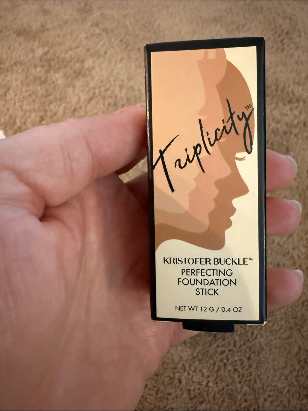 Kristofer Buckle Triplicity Perfecting Foundation Stick - Beige